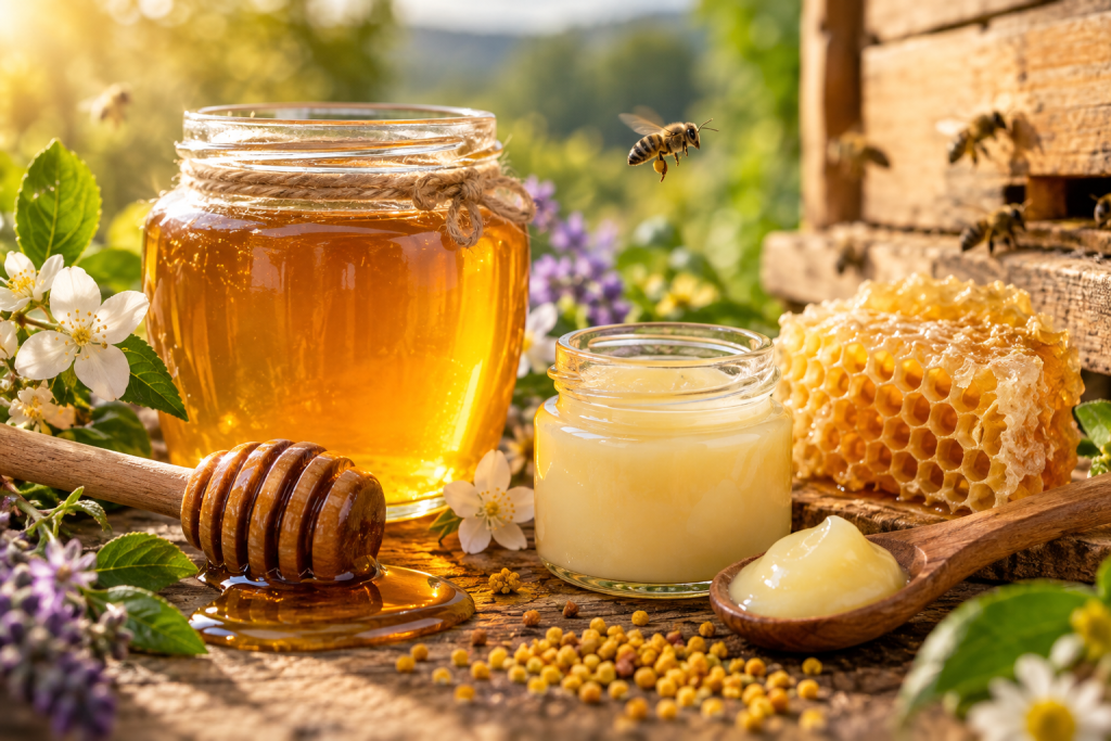 MIEL Y JALEA REAL: EL DULCE LEGADO DE LAS ABEJAS